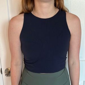 Athleta navy workout tank top